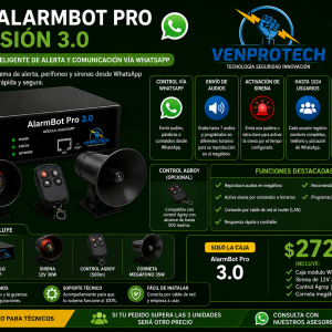 KIT ALARMBOT PRO VERSION 3.0 WHATSAPP