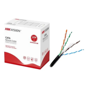 ROLLO DE CABLE UTP CAT6 305 MTS EXTERIOR NEGRO HIKVISION / DS-1LN6OUTPE