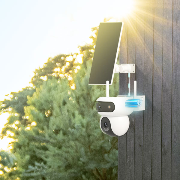 CAMARA SOLAR H90 DUAL EZVIZ 2K+ / H90 DUAL KIT SOLAR - Imagen 3