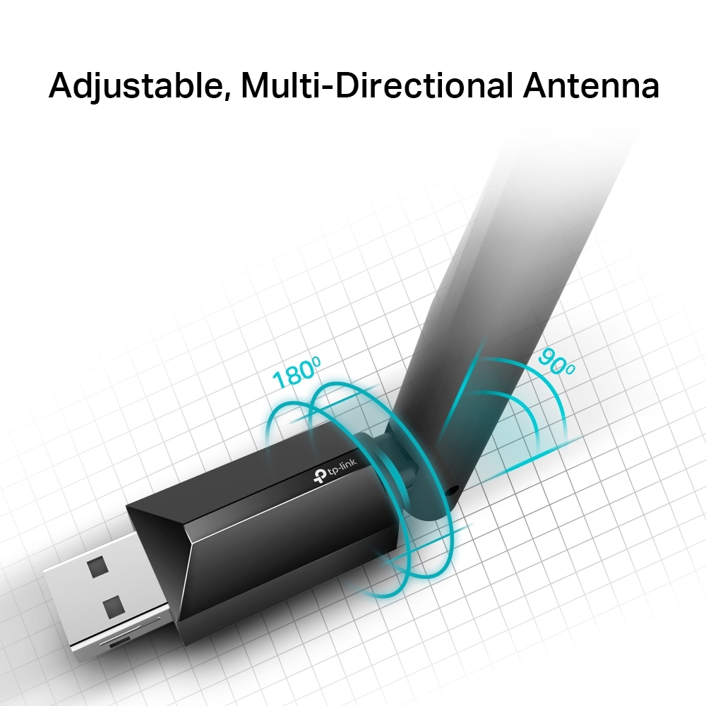 ADAPTADOR DE RED USB TP-LINK ARCHER T2U PLUS AC600 - Imagen 2