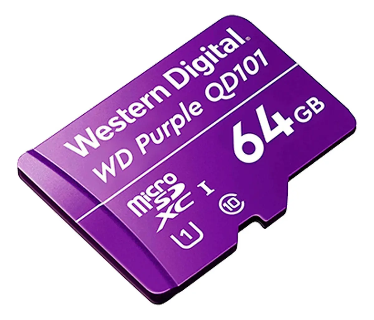 Western Digital WD Purple microSD 64GB WDD064G1P0A QD102, alta resistencia - Imagen 3