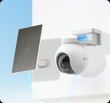 CAMARA EZVIZ EB8 PRO 4K EXTERIOR (WIFI + 4G) CON BATERIA + PANEL SOLAR 8MP 4K CS-EB8/SP-R200 - Imagen 2