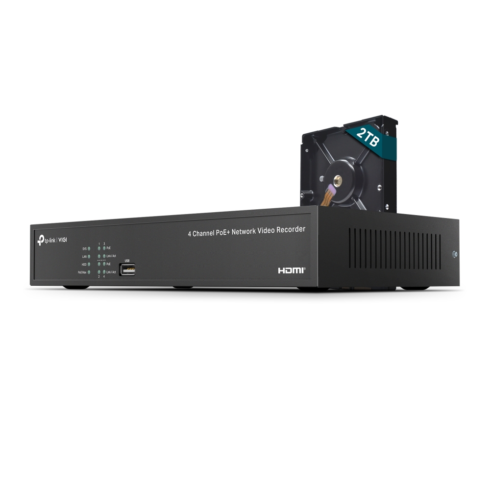 NVR DE 4 CANALES TP-LINK / NVRTPLNVR1004H - Imagen 2