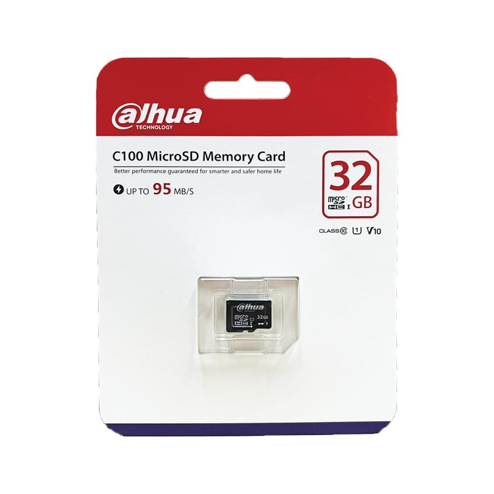 Dahua tarjeta microSD C100 DHI-TF-C100/32GB, 32 GB UHS-I C10 U1 V10 - Imagen 2
