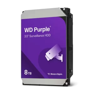 Western Digital WD Purple HDD 8TB SATA CMR para videovigilancia