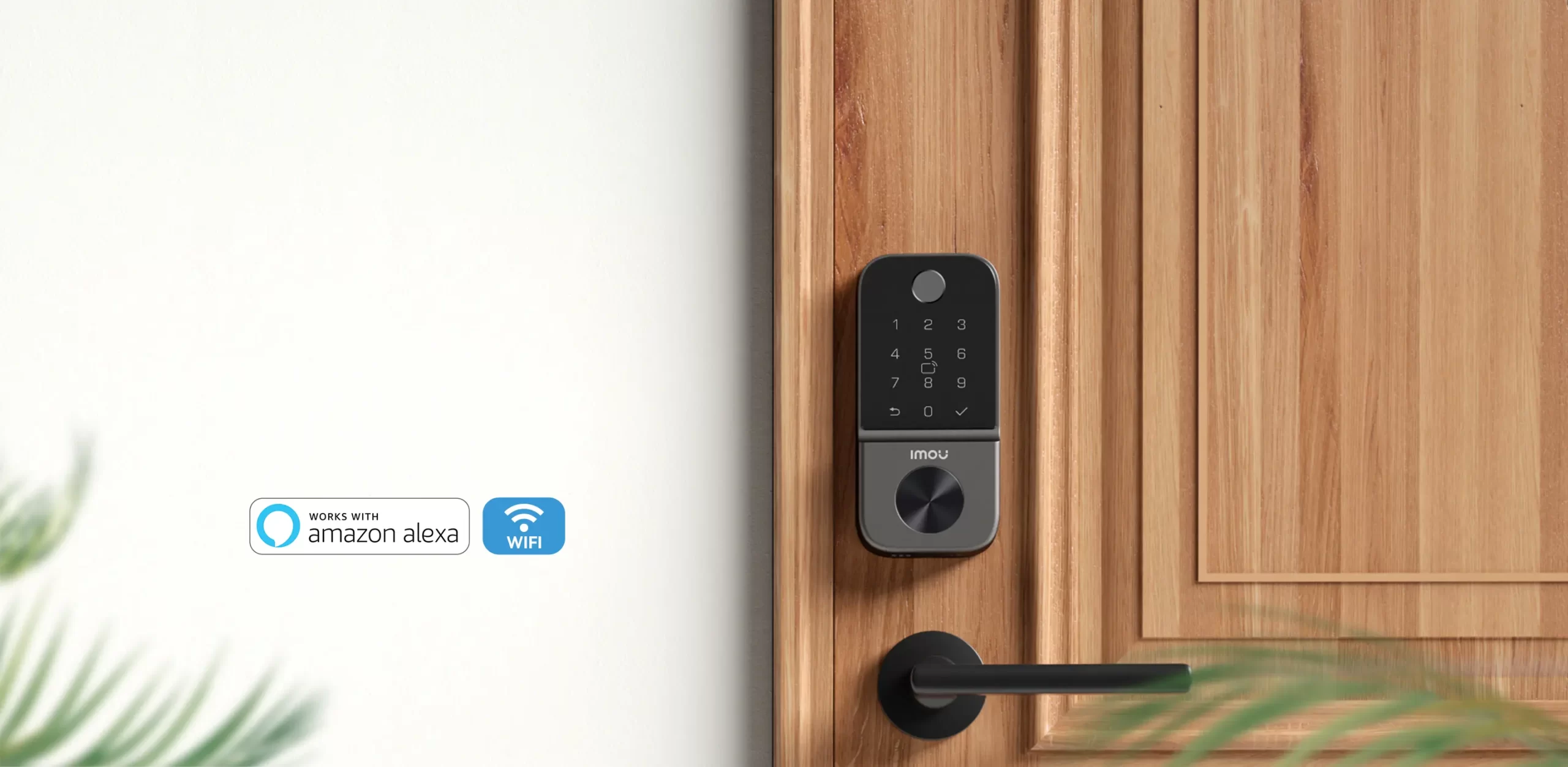 IMOU Cubo 1 ASL-Cubo1-K(D) cerradura digital Wi-Fi con huella y tarjeta Mifare