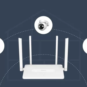IMOU Router inalámbrico HR12G AC1200 doble banda Gigabit con Mesh
