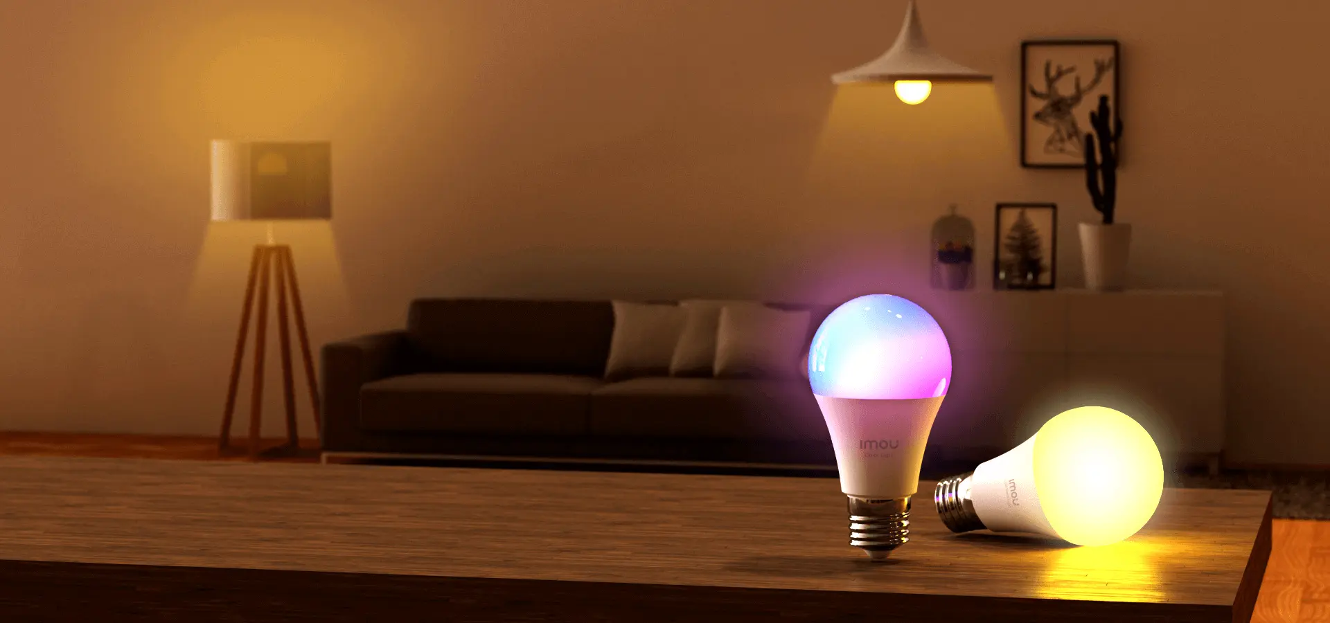 Imou B5 Bombillo inteligente RGB WiFi E27 de 806 lm - Imagen 4