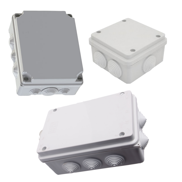 DRL Caja estanca cuadrada 200x200x80 mm IP65 con conos - Imagen 3
