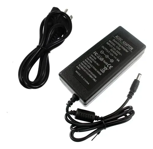 Fuente de alimentación conmutada DC12V5A, 12 VDC 5 A y 4 salidas