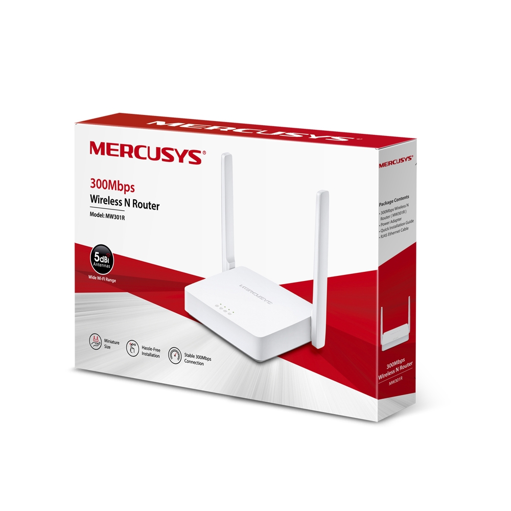 Mercusys Router WiFi N300 MW301R de 2 Antenas - Imagen 2