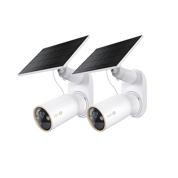 Tapo Cámara WiFi solar 4K C460 KIT con visión nocturna a color