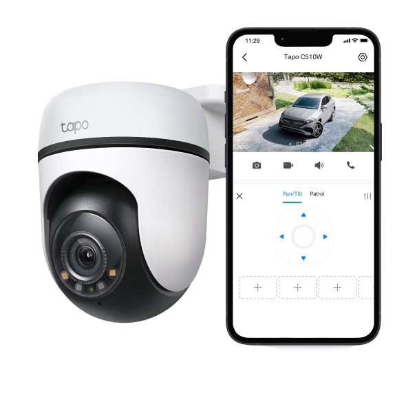 Tapo C510W cámara WiFi exterior PTZ 2K con visión nocturna a color - Imagen 2