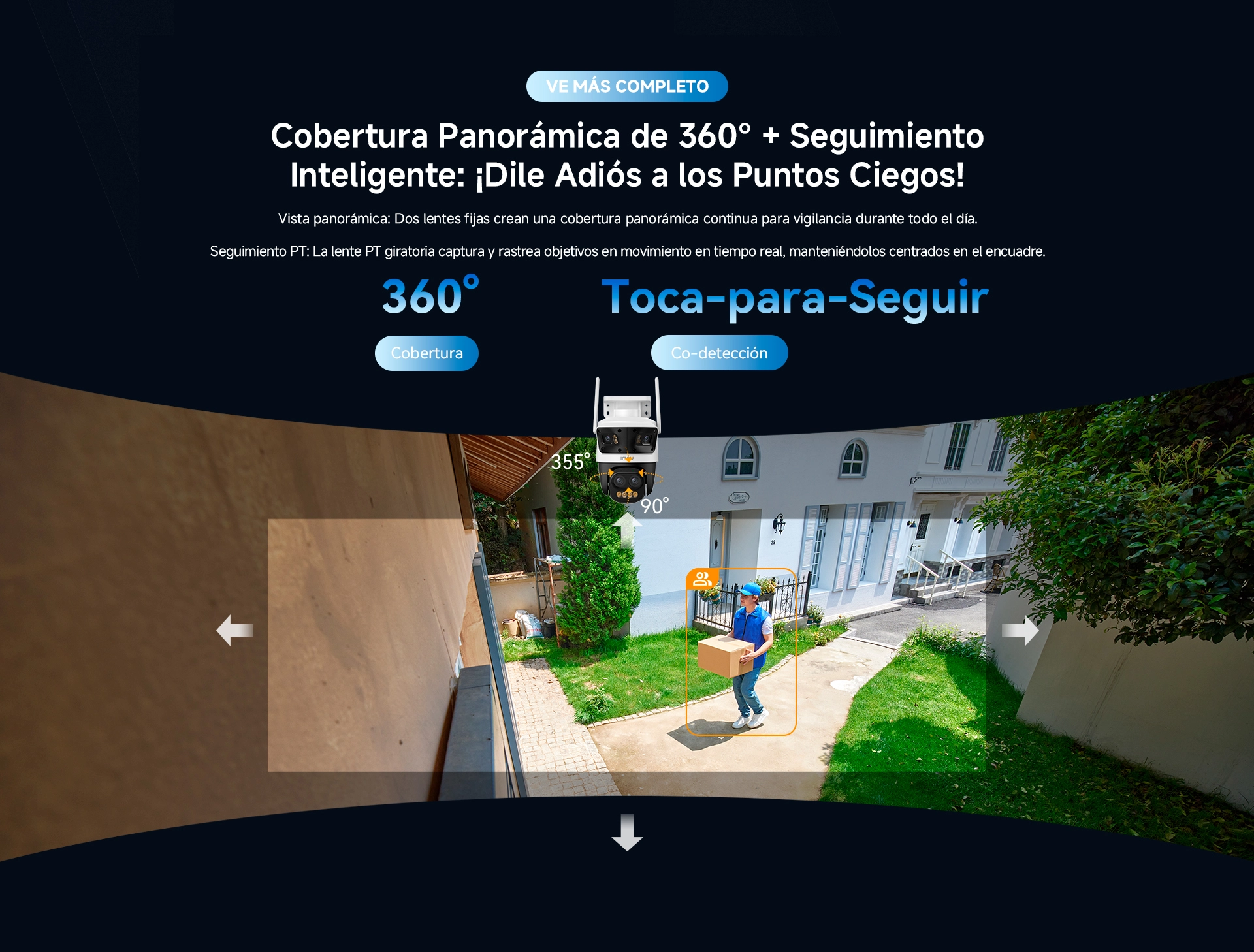 IMOU Cruiser Pano Z IPC-S76DN-13M0N cámara IP 13MP con zoom 12X y WiFi 6 - Imagen 4