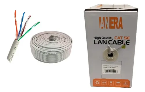 Anera Rollo de Cable Cat5e FTP Exterior AE-CAT5E-FTP 305 m, 20% Cobre, 24 AWG - Imagen 3