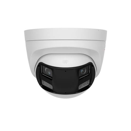 Hikvision Cámara Turret Panorámica 180° 3K ColorVu con Luz Híbrida y Micrófono DS-2CE72KF3TP-DLS