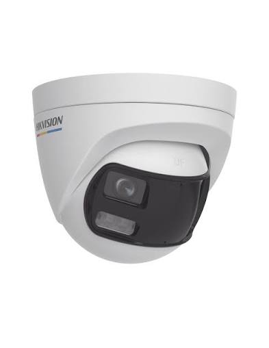 Hikvision Cámara Turret Panorámica 180° 3K ColorVu con Luz Híbrida y Micrófono DS-2CE72KF3TP-DLS - Imagen 2