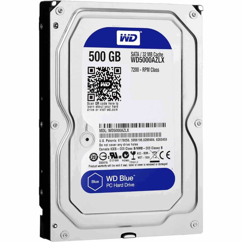 Western Digital WD Blue Disco Duro HDD 500GB 2.5" SATA 5400 RPM WD5000LPZX