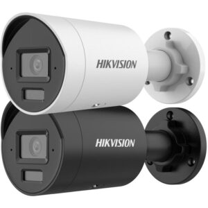 Hikvision Cámara IP Bullet Exterior 4 MP AcuSense Smart Hybrid Light DS-2CD2043G2-LI2U con Doble Micrófono