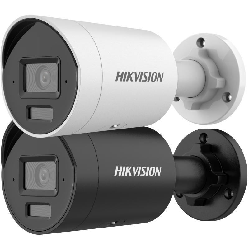 Hikvision Cámara IP Bullet Exterior 4 MP AcuSense Smart Hybrid Light DS-2CD2043G2-LI2U con Doble Micrófono
